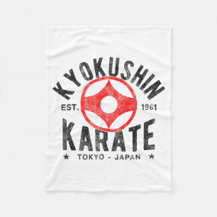 Kyokushin Karate Do Kampfsport Japan Tokio Vinta Fleecedecke