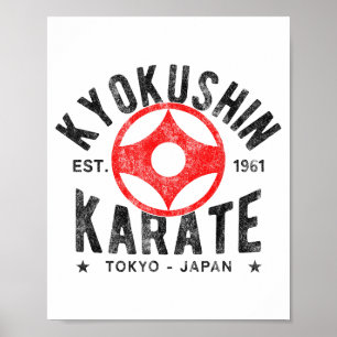 Kyokushin Karate Do Kampfsport Japan Tokio Vinta Poster