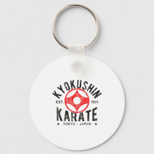 Kyokushin Karate Do Martial Arts Japan Tokyo Vinta Schlüsselanhänger (Vorderseite)