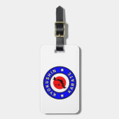 Kyokushin Karate Gepäckanhänger (Vorderseite vertikal)