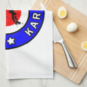 Kyokushin Karate Geschirrtuch (Viertel Falte)