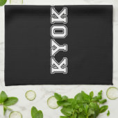 Kyokushin Karate Geschirrtuch (Gefaltet)