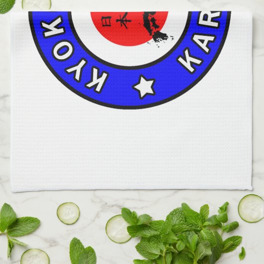 Kyokushin Karate Geschirrtuch (Gefaltet)