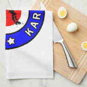 Kyokushin Karate Geschirrtuch (Viertel Falte)