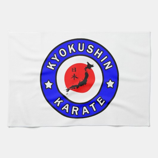 Kyokushin Karate Geschirrtuch (Horizontal)