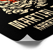 Kyokushin Karate Japanese Martial Arts Poster (Ecke)