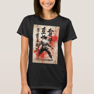Kyokushin Karate japanische Kalligrafie Kampfsport T-Shirt