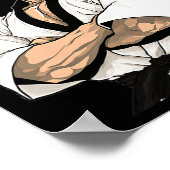 Kyokushin-Karate-Kämpfer - Kampfsport Poster (Ecke)