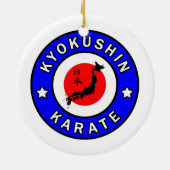 Kyokushin Karate Keramik Ornament (Hinten)