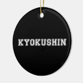 Kyokushin Karate Keramik Ornament (Links)