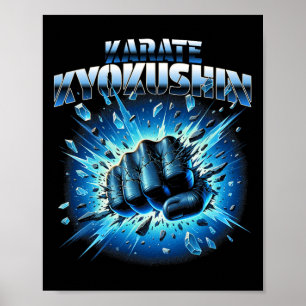 Kyokushin Karate Kyokushinkai Oyama Disziplin Res Poster