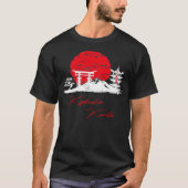 Kyokushin Karate Landschaft von Zanshin Art T - Sh T-Shirt (Vorderseite)
