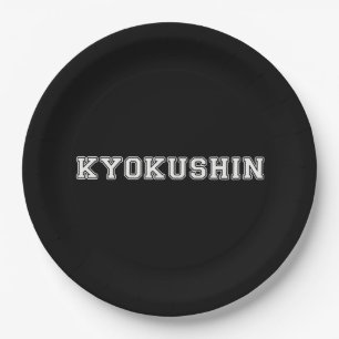 Kyokushin Karate Pappteller