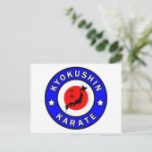 Kyokushin Karate Postkarte (Stehend Vorderseite)