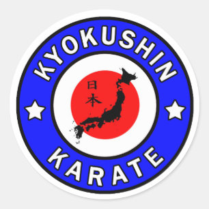 Kyokushin Karate Runder Aufkleber