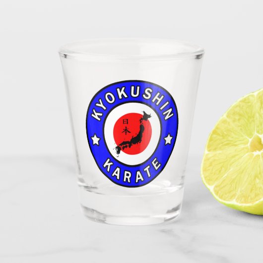 Kyokushin Karate Schnapsglas (Vorderseite)