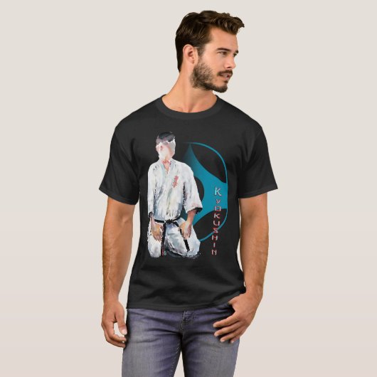 Kyokushin Karate Seiza Mukuso T - Shirt für Kampfk (Vorne ganz)