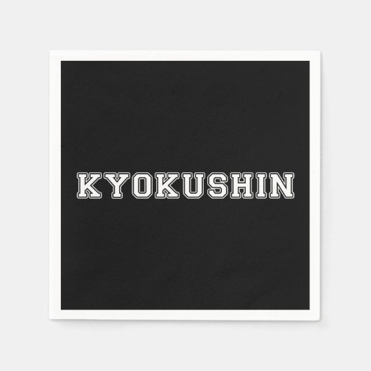 Kyokushin Karate Serviette (Vorderseite)