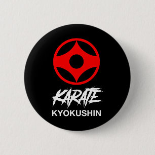 Kyokushin-Karate-Symbol Kyokushinkai-Dojo-Training Button