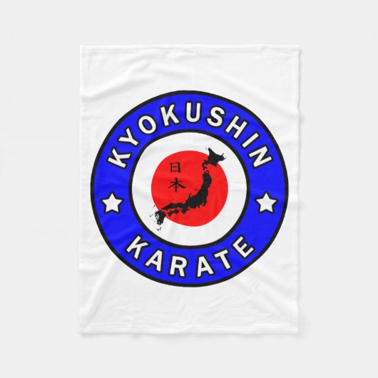Kyokushin Karate T-Shirt_2  Fleecedecke (Vorderseite)