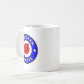 Kyokushin Karate T-Shirt Kaffeetasse (Vorderseite Links)