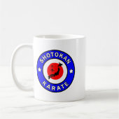 Kyokushin Karate T-Shirt Kaffeetasse (Links)