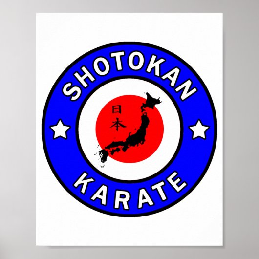 Kyokushin Karate T-Shirt Poster (Vorne)