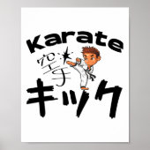 Kyokushin Kenpo Shotokan Karate für Jungen Poster (Vorne)