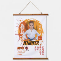 Kyokushin Orange Gürtel Krieger Kinder Foto-Tapete