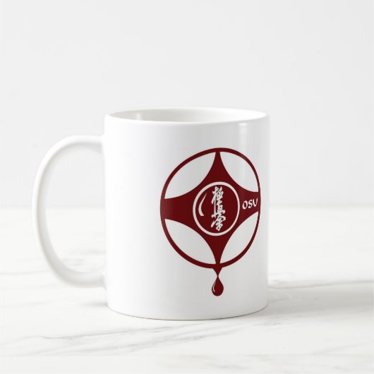 Kyokushin stärkste Karate-Tasse Kaffeetasse (Links)
