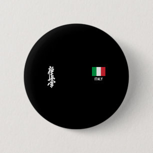 Kyokushinkai Karate Italien Dojo Training Italieni Button