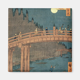 Kyoto-Brücke durch Mondschein Magnet