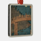 Kyoto-Brücke durch Mondschein Ornament Aus Metall (Rechts)