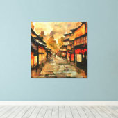 Kyoto Dusk Leinwanddruck (Insitu (Holzboden))