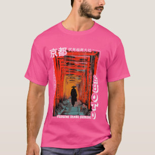 Kyōto Fushimi Inari Shrine Streetwear Ästhetik De T-Shirt