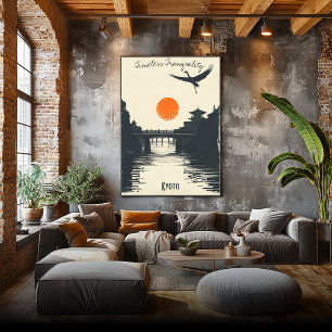 Kyoto Gelassenheit - Tempelreflexionen Poster