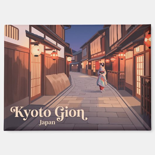 Kyoto Gion Japan Magnet (Vorderseite)