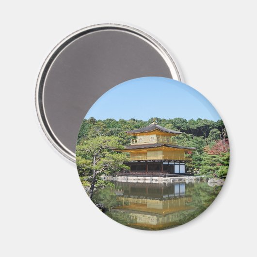 Kyoto Golden Pavilion Magnet (Vorderseite/Rückseite)