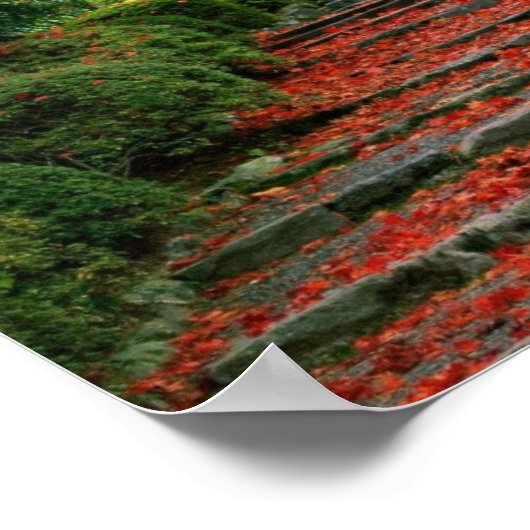 Kyoto, Herbstausscheide Poster (Ecke)