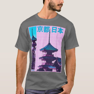 Kyoto Japan Ästhetik in ästhetischen Vaporwave Ret T-Shirt