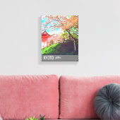 Kyōto Japan Cherry Blossom Reisefotografie Leinwanddruck (Insitu (Wohnzimmer))