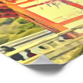 Kyōto Japan Cherry Blossom Reisefotografie Poster (Ecke)