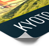 Kyōto Japan Cherry Blossom Reisefotografie Poster (Ecke)