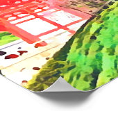 Kyōto Japan Cherry Blossom Reisefotografie Poster (Ecke)