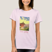 Kyōto Japan Cherry Blossom Reisefotografie T-Shirt (Vorderseite)
