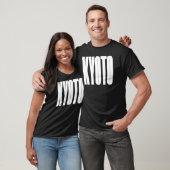 Kyoto - Japan City Bold Typografy Design T-Shirt (Unisex)