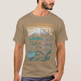 Kyoto Japan City Mountain Fuji Japaneseemple Mount T-Shirt