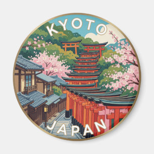 Kyoto Japan Farbige Japan Reise Magnet