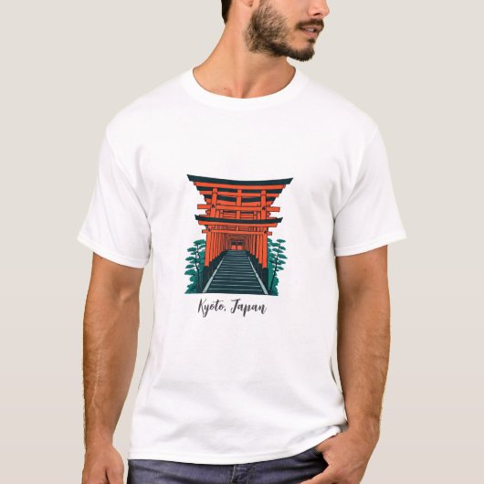 Kyoto Japan Fushimi Inari Taisha T-Shirt (Vorderseite)