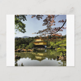Kyoto Japan Goldentemple Temple Kinkaku-Ji Postkarte